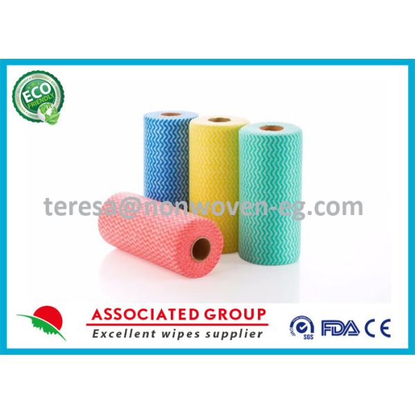 Disposable Fabric Cleaning Wipes Washcloths , Toilet Cleaning Wipes
