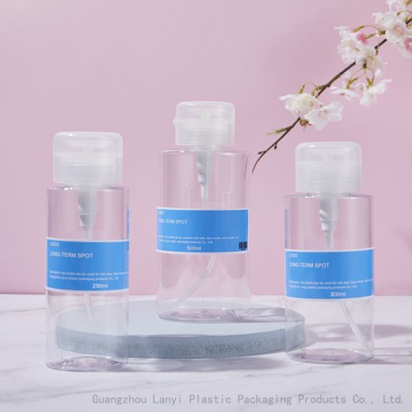 Transparent Cylinder 250ml 500ml PET Plastic Bottle