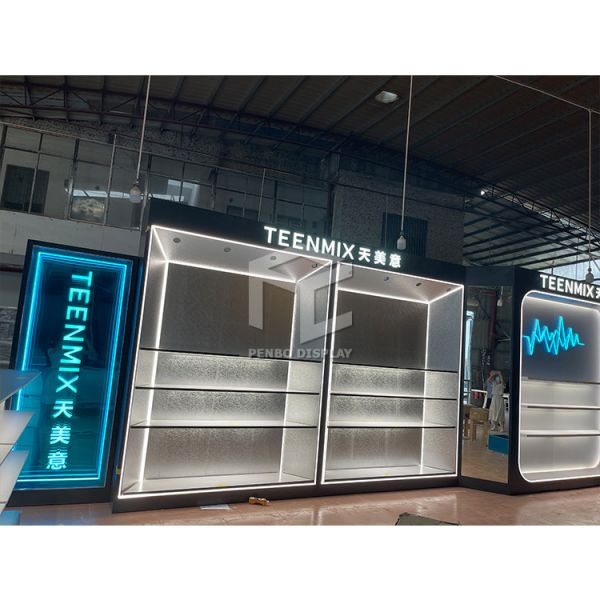 OEM Commercial Shoe Display Rack Wood Shoes Display Showcase For Shop Furniture