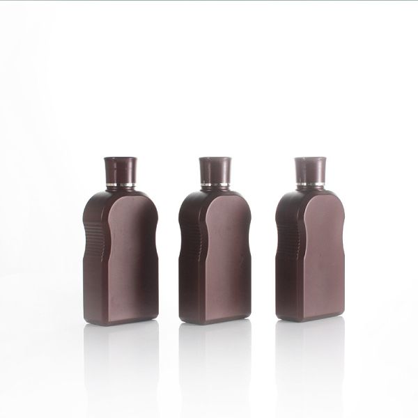 200ml Brown Square Shampoo Pump Bottles 24/415 Screw Cap