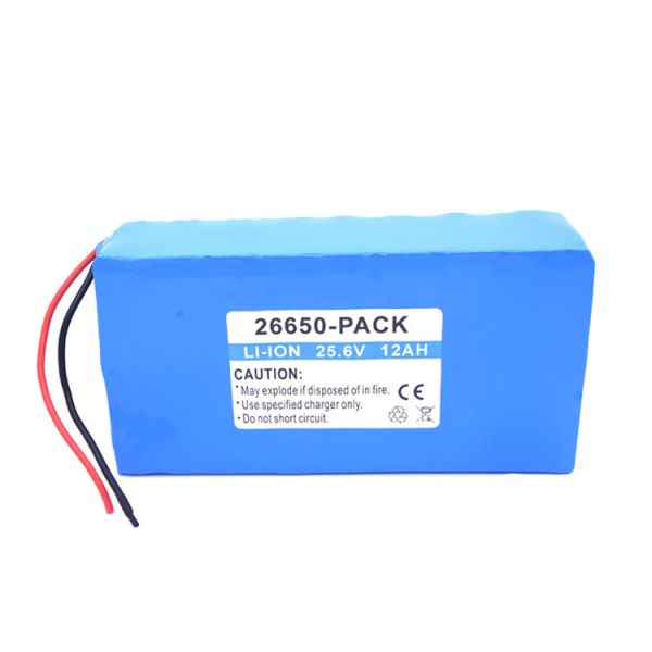 Factory Cheap 26650 Lifepo4 Battery Pack 25.6V 12ah Rechargeable Battery Pack for Solar Street Lights