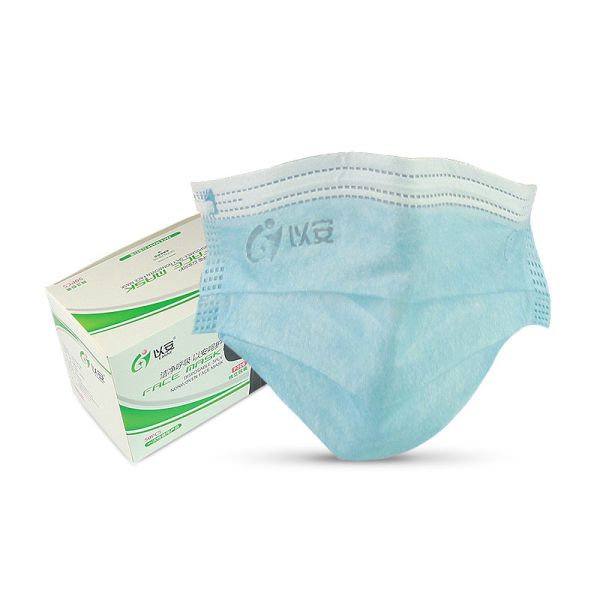 Individual Packaged Customized BFE≥95% Adult Blue Face Mask