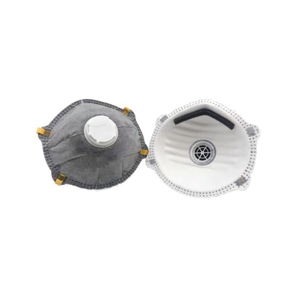Shell Shaped Valved Dust Mask Easy Wearing Non Woven Fabric Face Mask
