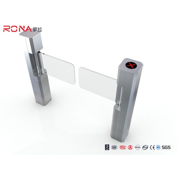 IP54 Supermarket Swing Gate Turnstile Bi Directional Or Single Passage