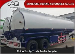 China Mechanical Suspension 2 Axles 40000 Liters Fuel Tanker Trailer on sale