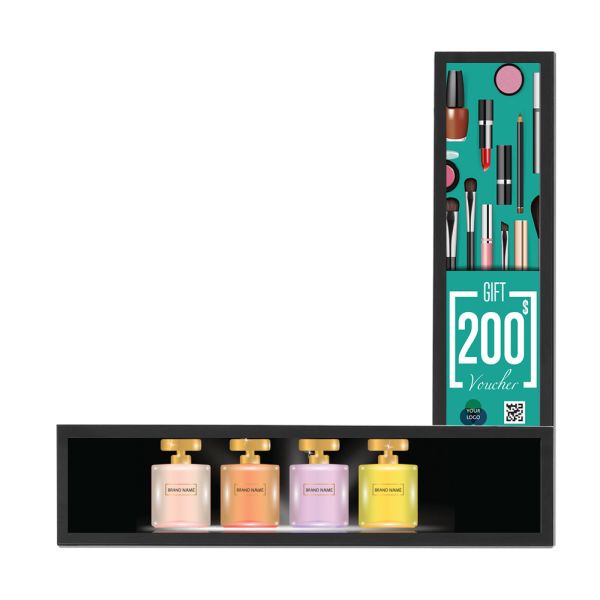 VETO 16.4 - 48 Customize Size Stretched Bar LCD Display Splitting Screen Shelf Edge LCD Display For Shoes Store