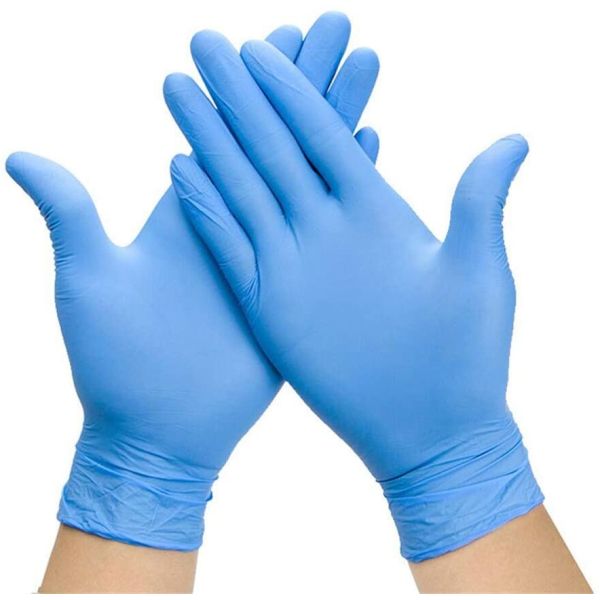 Examination Disposable Medical Gloves , Nitrile Disposable Gloves For Hospital