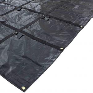  Custom PVC Coated Fabric Flatbed Blue Steel Tarps PVC Tarpaulin Sheet Manufactures