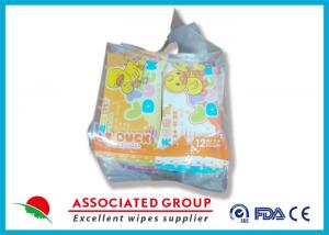  Colorful Cartoon Baby Wet Wipes Small Packing Customized Logo GS-BWW009 Manufactures