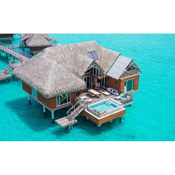 Light Gauge Steel Framing System Resort Overwater Bungalow for rent