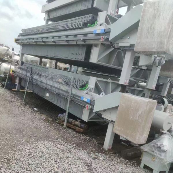 Large Filtration Area Used Plate And Frame Filter Press Multiple Plate