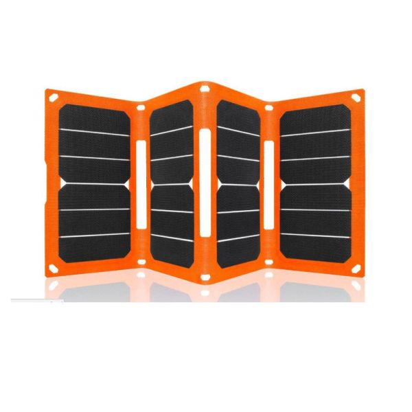 52g Foldable Solar Charger 10w 14w 21w Solar Charger 5V USB Output Fold Out Solar Charger