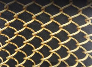  1.5mm Chain Link Fly Screen Decorative Aluminum Wire Mesh Metal Fabric Drapery Manufactures