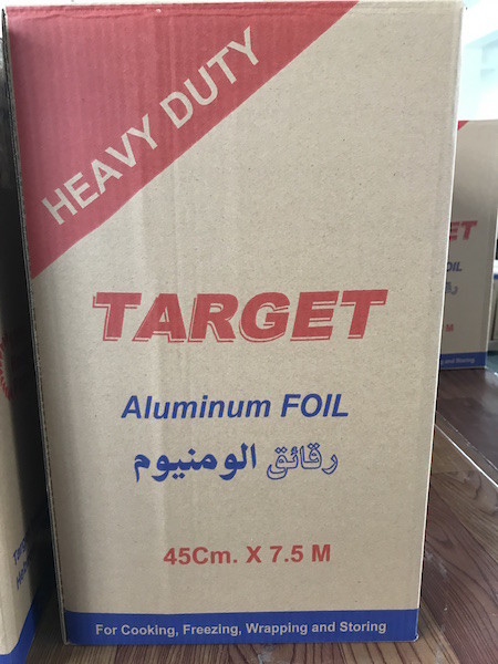 30cm Width Aluminium Kitchen Foil , Catering Foil Roll Silver Color