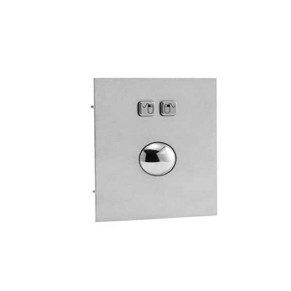 Front Panel Mount Industry Trackball Cursor Control With Threaded Studs