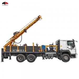 China CSD300 Truck Mounted Drilling Rig  DTH drill bore hole water well drilling rig machine on sale