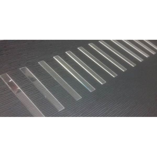 Al2O3 Single Crystal Custom Sapphire Glass Razor Medical Blade 38x4.5x0.3mmt