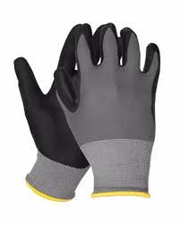 Durable Nitrile Foam Coated Gloves For Automobile And Aircraft Maintenance