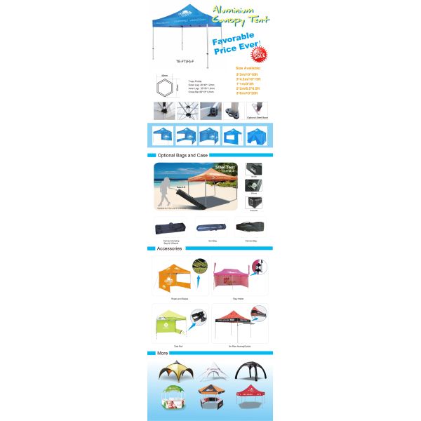 Waterproof Personalized Tent Canopy , Heavy Duty Custom Folding Canopy Tent