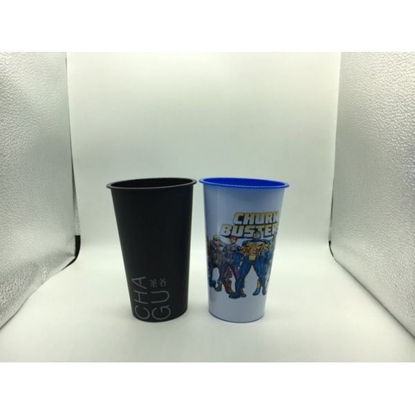 PP Material Promotional 3D Lenticular Plastic Water Cups With Lid