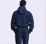 Cotton Flame Retardant Insulated Coveralls , Acidproof Fire Protective Clothing