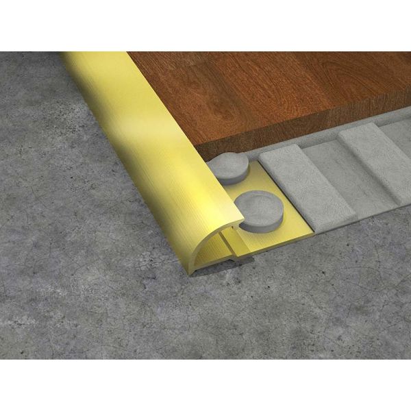 Brass Floor Transition Strip Brass Tile Trim 8mm Wood Floor Finishing Closing