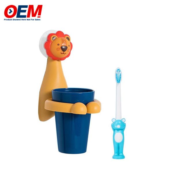 Customized Toothbrush Holder Baby Wall Mounted Toothbrush Cup OEM Cartoon Tooth Cup