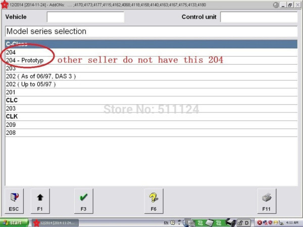 Offline Coding And Added W204 MB Star C3 With HDD Software 2014.12 Xentry+DAS+EPC+StarFind