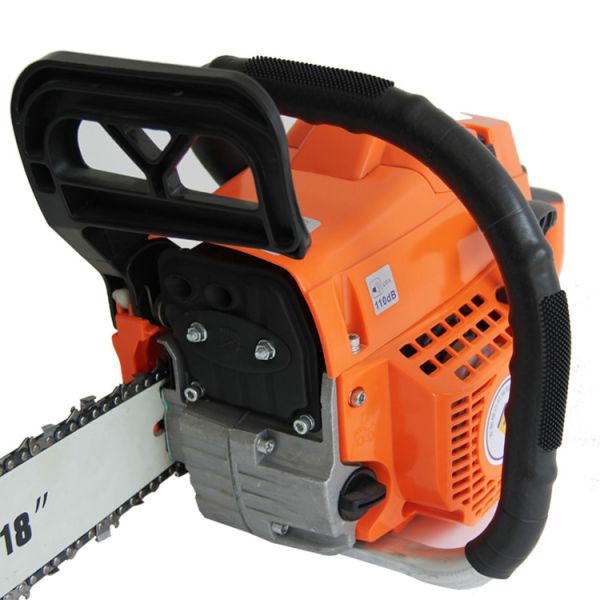 Handheld Stainless Steel Gasoline Chain Saw 52cc Heavy Duty For Tree Cutting