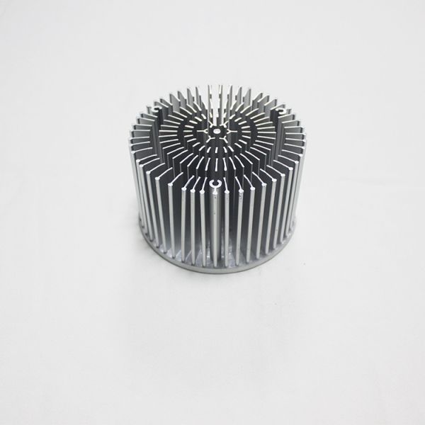 ODM Round Pin Fin Cold Forged Heat Sink For Electronic Equipment Clear Anodizing