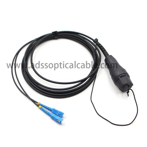 FTTx G652D LC Duplex Fullaxs Fiber Optical Patch Cord