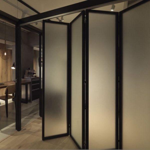 External Aluminum Folding Door Shopping Mall Power Coating