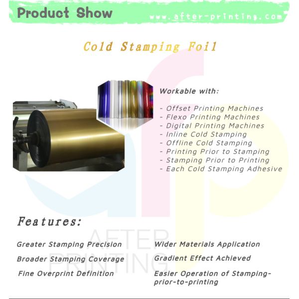 Professional Supplier Cold Stamping Digital Foil With High Efficiency And Quality