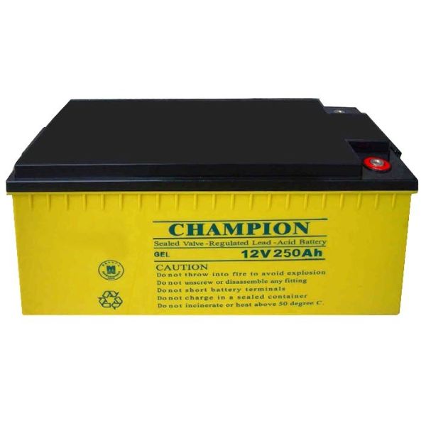 China Champion Deep Cycle Battery  12V250AH NP250-12-G Sealed Lead Acid GEL Battery, Solar Battery