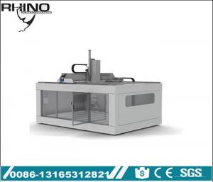  Full Cover 5 Axis CNC Wood Milling Machine , 3D Mould Multi Axis CNC Router Manufactures