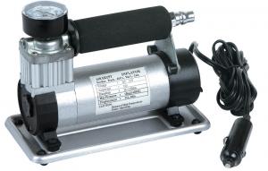  Silver Metal 12V Air Compressor Kit For Car 3M Cord With Cigarette Lighter Manufactures