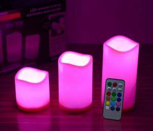  Wireless rechargeable Remote Control LED Tea Light Candles with 12 colors Manufactures