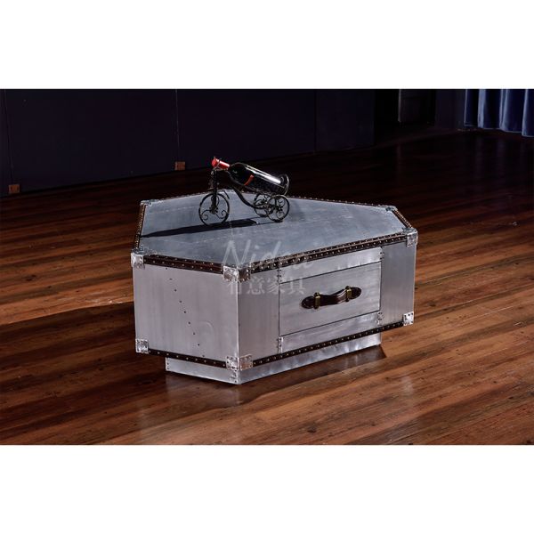 Nidea #8632 Industrial Retro American Style Aluminum Coffee Tables Handmade Durable Home Furniture Living Room
