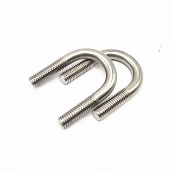 SS304 A2 Polishing Threaded U Bolt High Strength With Screw Threads