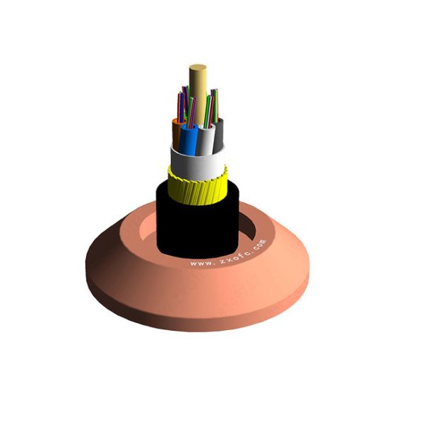 Aerial 288 Core ADSS Optical Cable 100m 200m Span MDPE Outer Sheath