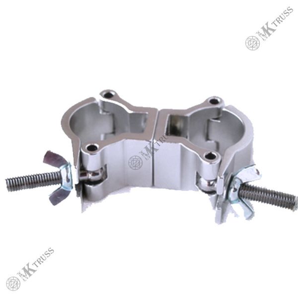 OEM Aluminum Stage Lighting Truss Hook Truss Clamp Double Coupler 100kg for 50mm Tube