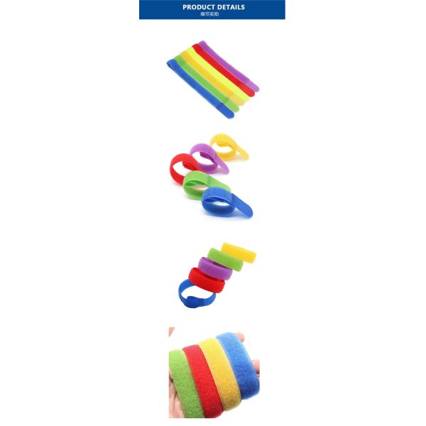 Anti Loss P Shaped Wire Management Tape Nylon Color Heat Resistant And Self Adhesive