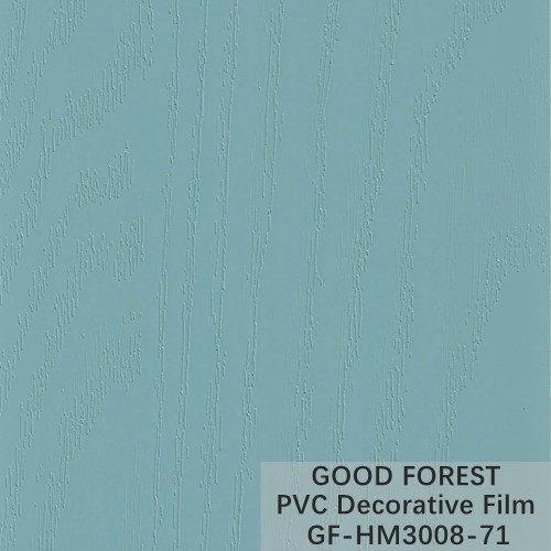 Blister Rigid PVC Film Decorative Wooden Grain Pure Color 71