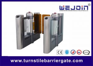  Stainless Steel Double Automatic Swing Barrier Gate With Dry Contact Interface Manufactures