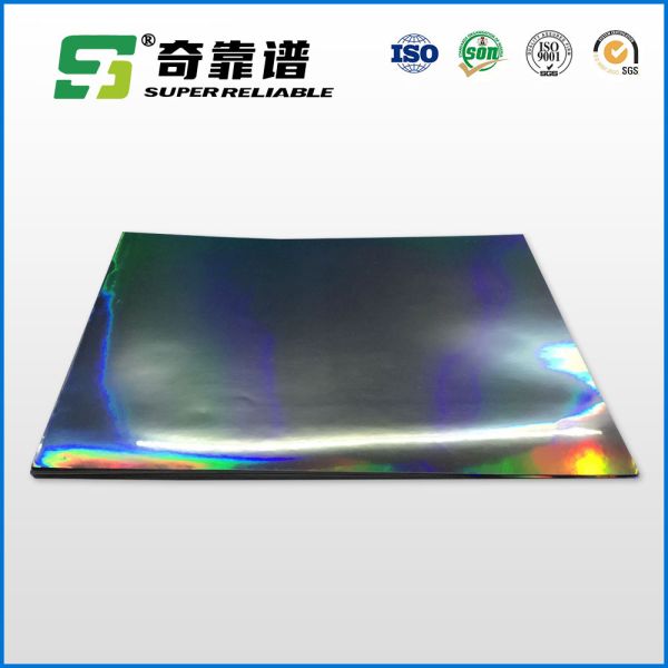 WG4733 Holographic Rainbow Film Label Materials