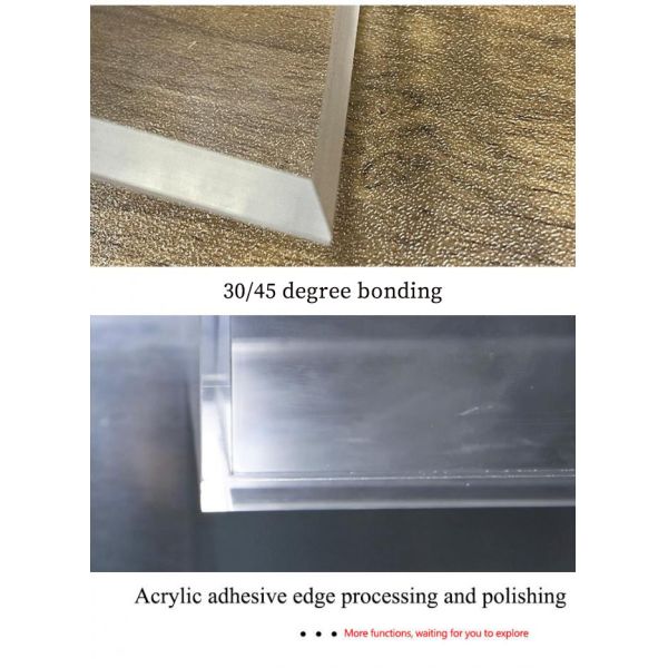 2.5kw 10A Electric Acrylic Trimming Machine Length 1000mm 250kg Small 45 Degree Beveling Rounded Edge Polishing Machine