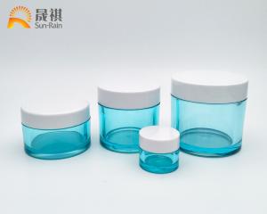 China Plastic Petg Cosmetic Cream Jars Packaging With Big Capacity 5g 15g 30g 100g on sale
