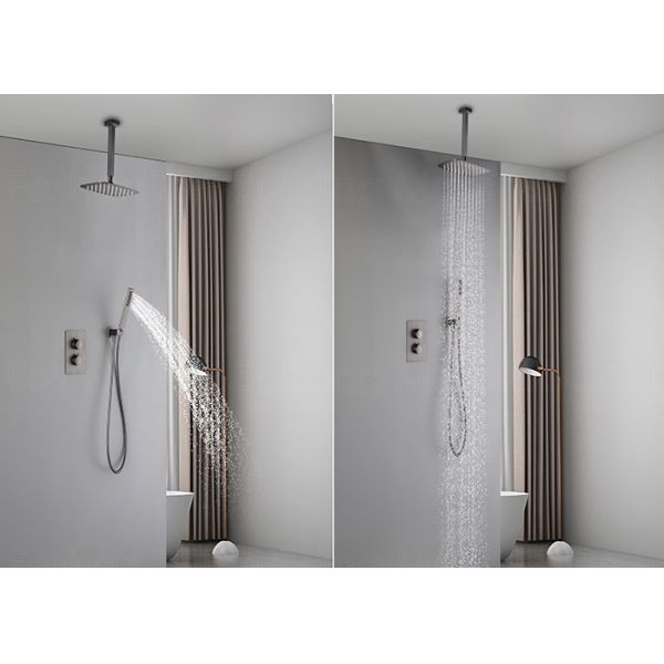 Copper Bath Shower Mixer Set , OEM ODM Rain Shower Set With Mixer