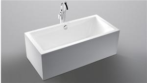  Indoor Freestanding Corner Tub , Acrylic Stand Alone Bathtubs With Overflow Manufactures