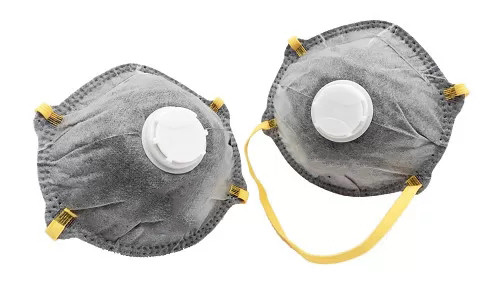 Waterproof Activated Carbon Dust Mask With Two Head Straps CE Approved